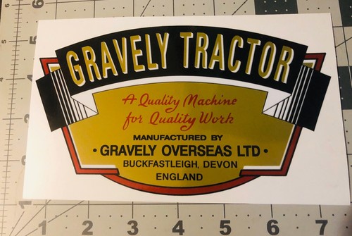 Gravely tractor overseas - gravely, l