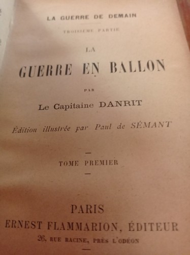 Livre ancien guerre - ancien, la