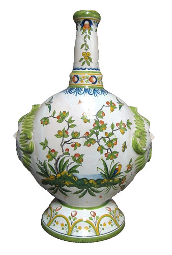 Vase forme gourde en - en,