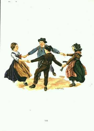 Gravure ancienne alsace 1970 - alsace,