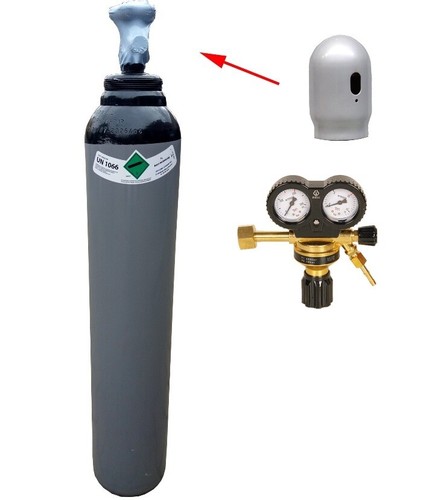 Bouteille gaz azote - gaz,