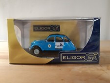 eligor Citroen 2cv 4 roues sous un parapluie 1/43