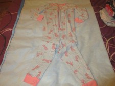 combinaison pyjama in extenso grise à motif léopard 8 ans