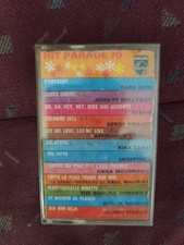 JOHNNY HALLYDAY   SARDOU HIT PARADE 70  CASSETTE AUDIO  "BIEM"