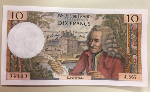 Francs voltaire 2 1971 - francs,