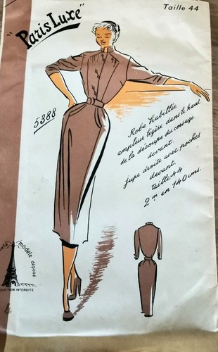 5388 patron paris luxe vintage - patron,