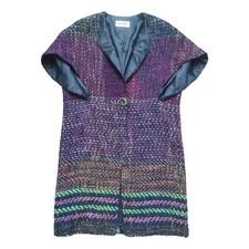 Manteau cardigan en laine