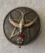 NORD AFRICAIN 1 ER REGIMENT DE TIRAILLEURS MAROCAIN EN ARGENT DOM INDOCHINE