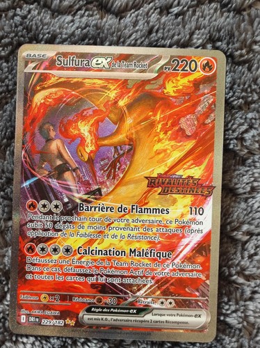Carte pokemon sulfura la - ex, de