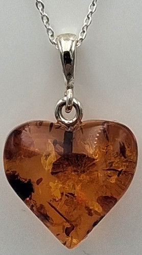 Bernsteinherz pendentif 925 - bernsteinherz,