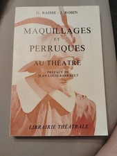 Livre "Maquillages Et Perruques Au théâtre"