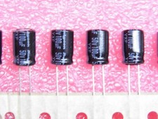 Lot x10: condensateur chimique