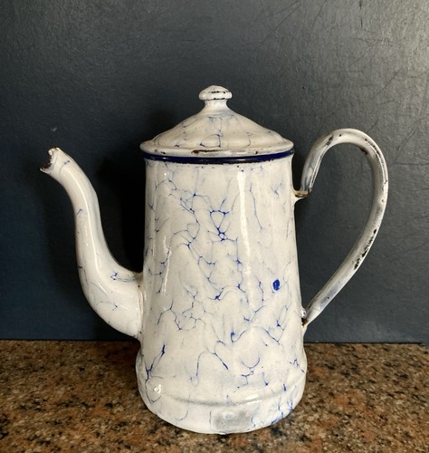 Ancienne cafetière tôle - ancienne, en
