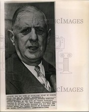 1962 Press Photo Charles de