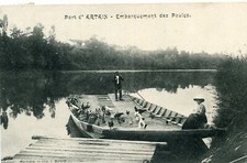 Carte Port d'ARTAIX Embarquement des poules Bac du Passeur