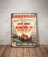 Plaque métal vintage Goodwood