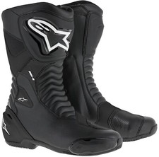 Alpinestars SMX S Sport Bottes De Moto Taille 43 Racing Avec Slider Noir