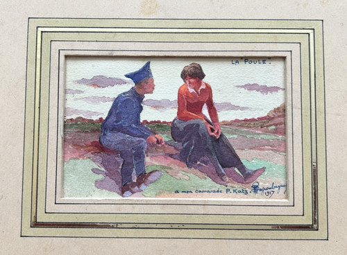 Dessin original drawing - drawing, 1917
