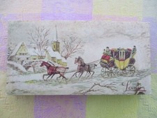 Boîte à Chocolats Ancienne Boîte Carton CAROSSE LANVIN