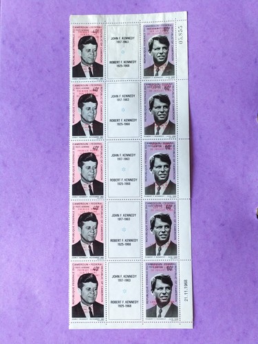 Cameroun planche de timbres - cameroun,