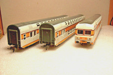 TRAIN HO LIMA : LOT 3 VOITURES