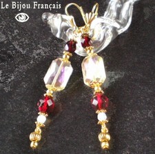 Boucles d'Oreille Cristal de