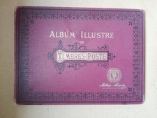 UN ANCIEN ALBUM DE TIMBRES