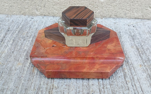 Encrier bureau marbre et - encrier,