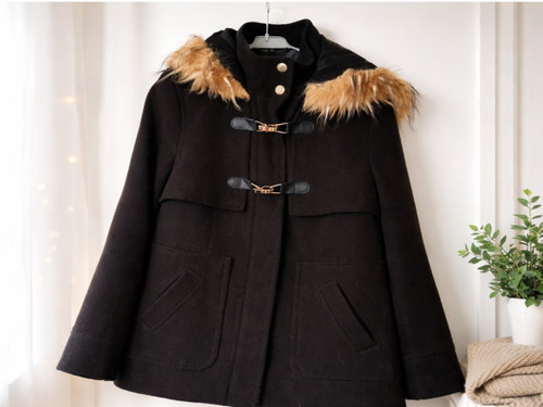 Manteau noir tex t36 - manteau, –