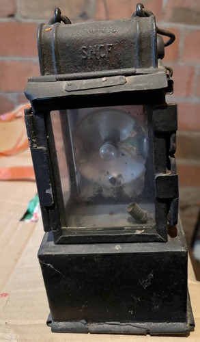 Ancienne lampe cheminot - ancienne,