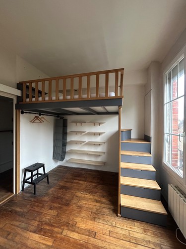 Lit double mezzanine fait - ,