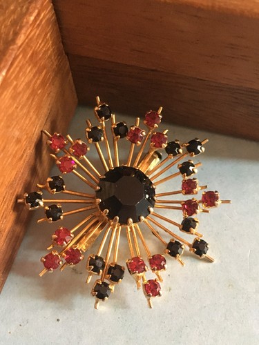 Broche vintage soleil avec - broche,