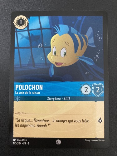 Carte disney lorcana polochon - carte,
