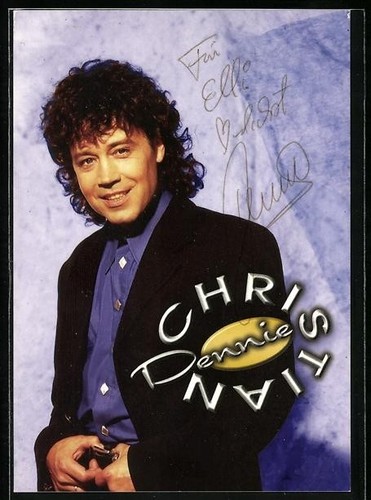 Carte postale chanteur dennie - postale,