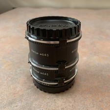 Mamiya M645 Auto jet de 3 Tubes allonges pour photo rapprochée. Bagues 1 2 3