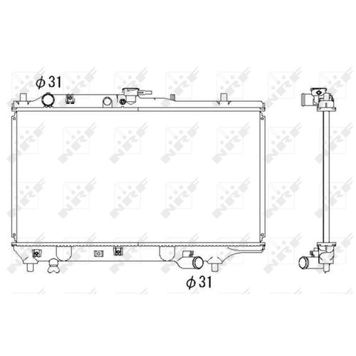 Nrf radiateur refroidissement - radiateur,