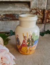 ANCIEN PETIT POT A MOUTARDE PUBLICITAIRE LE MARIAGE LUNEVILLE SCENE ENFANT