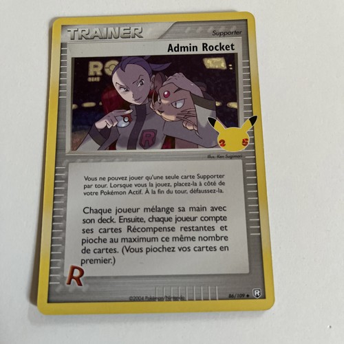 Carte pokémon admin rocket - carte,