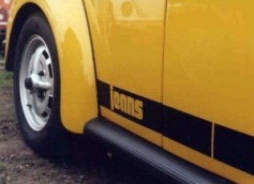Jeans beetle autocollant set - beetle,