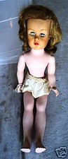 Vintage 1954 Ideal Princess Mary Doll Plastic 19" LOOK