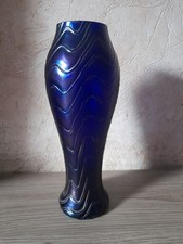 ancien vase en verre irisé Pallme konig autriche époque art nouveau 1900