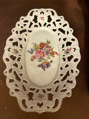 Plat corbeille porcelaine - en,