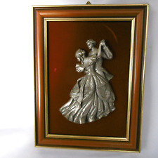 tableau couple dansant etain