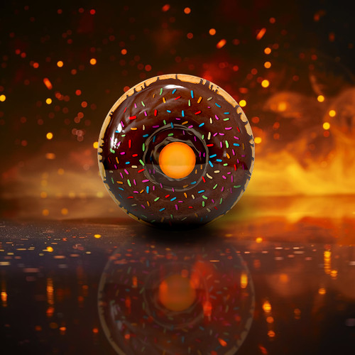 Bowling ball donut - smash, boule