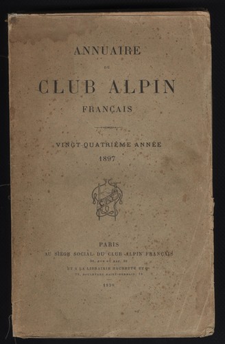 Club alpin français 1897 - club,