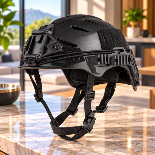 Casque tactique airsoft noir - casque,