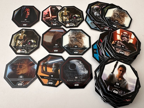 Star wars lot x70 - star, jetons