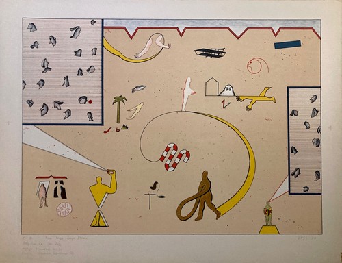 Jan voss lithograph signed - jan,