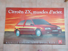 Affiche Poster citroen zx muscles d acier 2 litres injection     118 x 75 cm