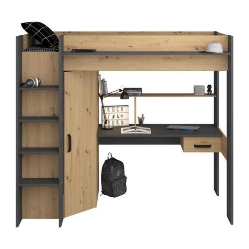 Parisot lit combine mezzanine - parisot,